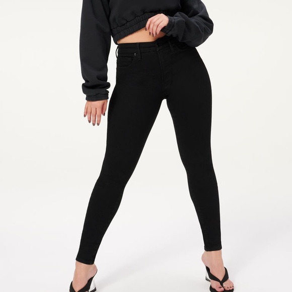 Good American Denim - NWT Good American Always Fits Good Legs Jeans Black